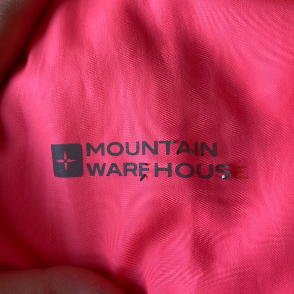 Pink zip up reflective windbreaker - Picture 5 of 6